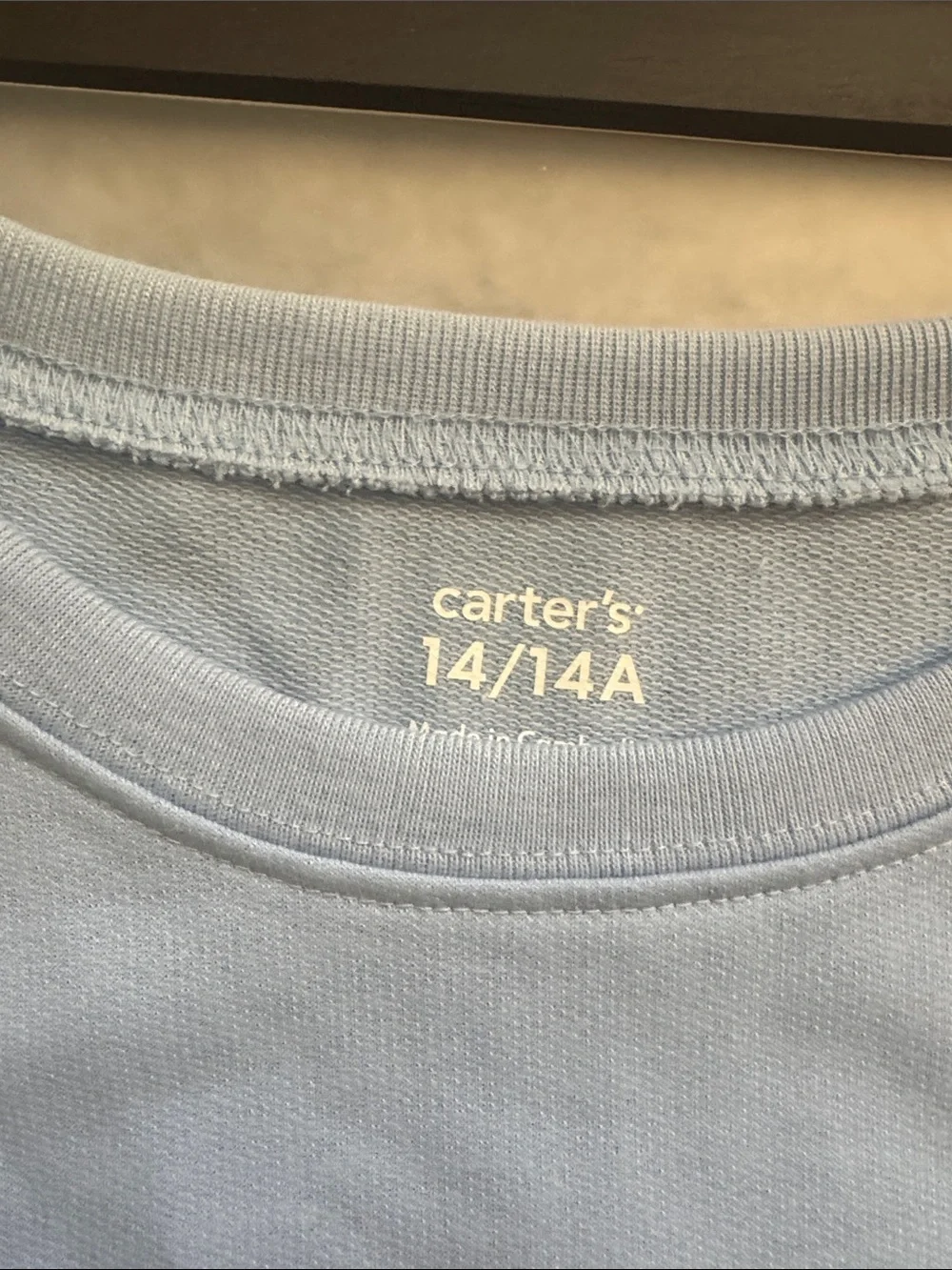 Carter’s Kids Pit Crew Graphic Light Blue PJS with Navy Racecar Shorts size 14